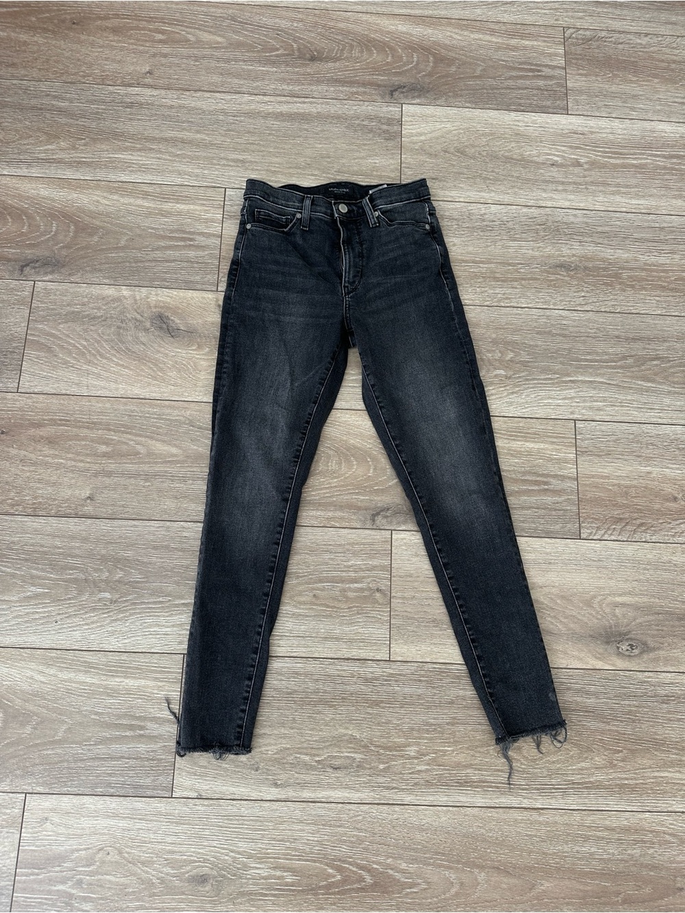 Banana Republic Women’s High Rise Black Skinny Jeans Size 25 Cotton Blend